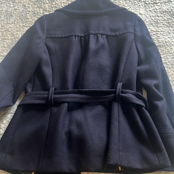 J crew Navy wool coat - Picture 4 of 4